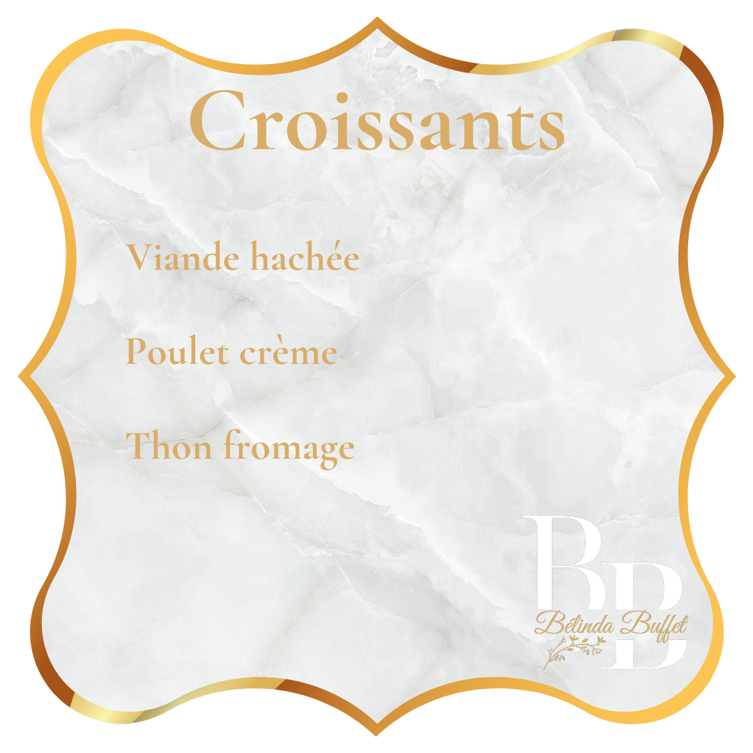 Menu croissants
